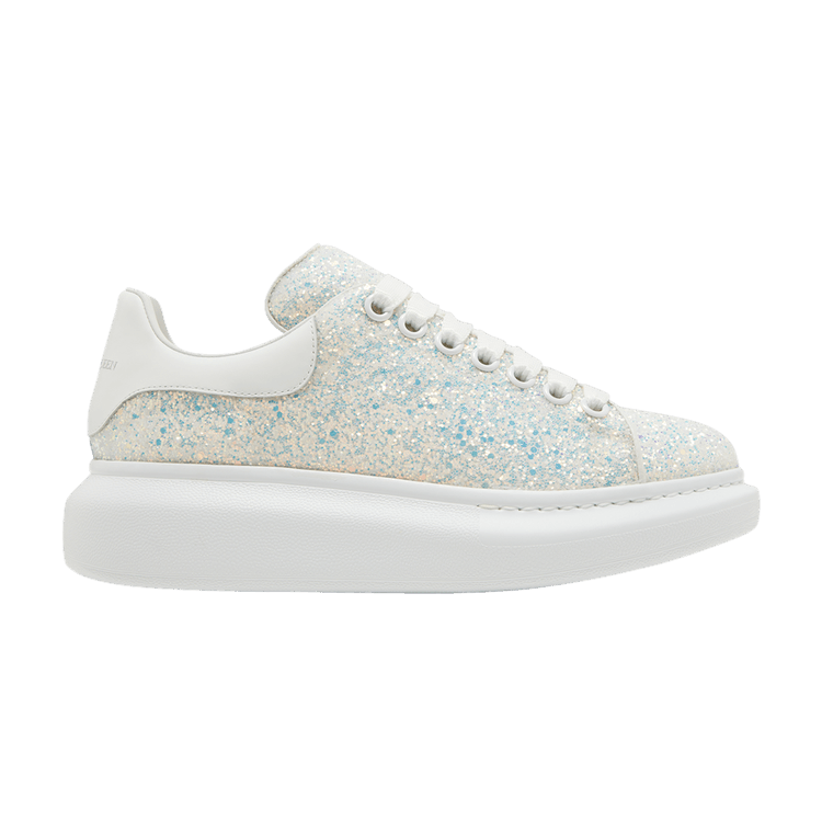 Alexander McQueen Wmns Oversized Sneaker 'Silver Glitter'
