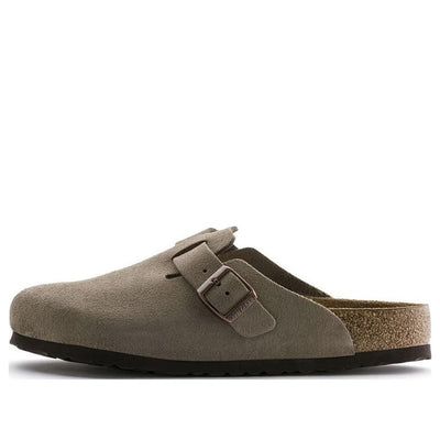 Birkenstock Boston Soft Footbed Suede 'Taupe'