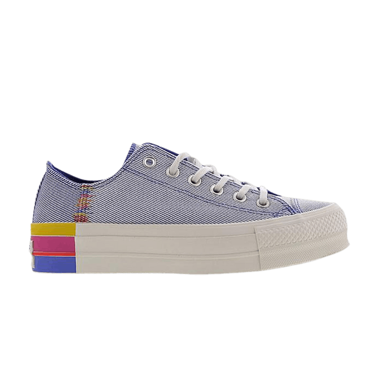 Converse Wmns Chuck Taylor All Star Lift Low 'Ranbow - Ozone Blue'