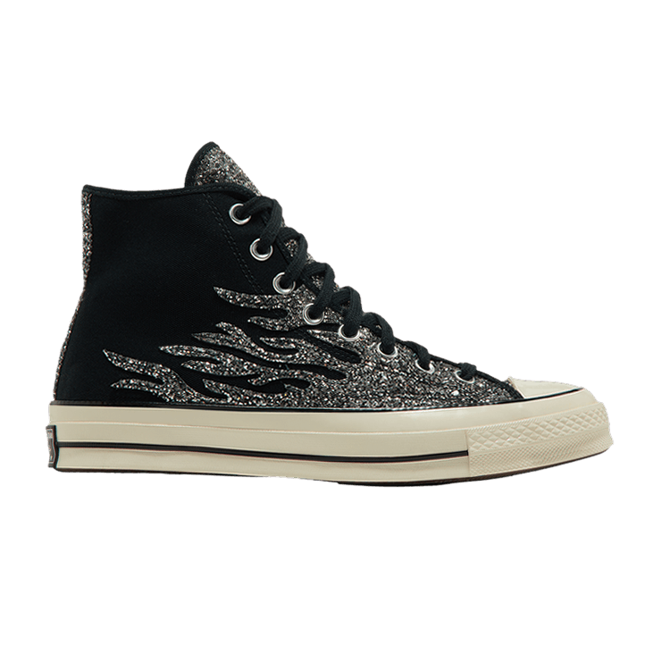 Converse Wmns Chuck 70 High 'Archival Glitter Flame - Black Egret'