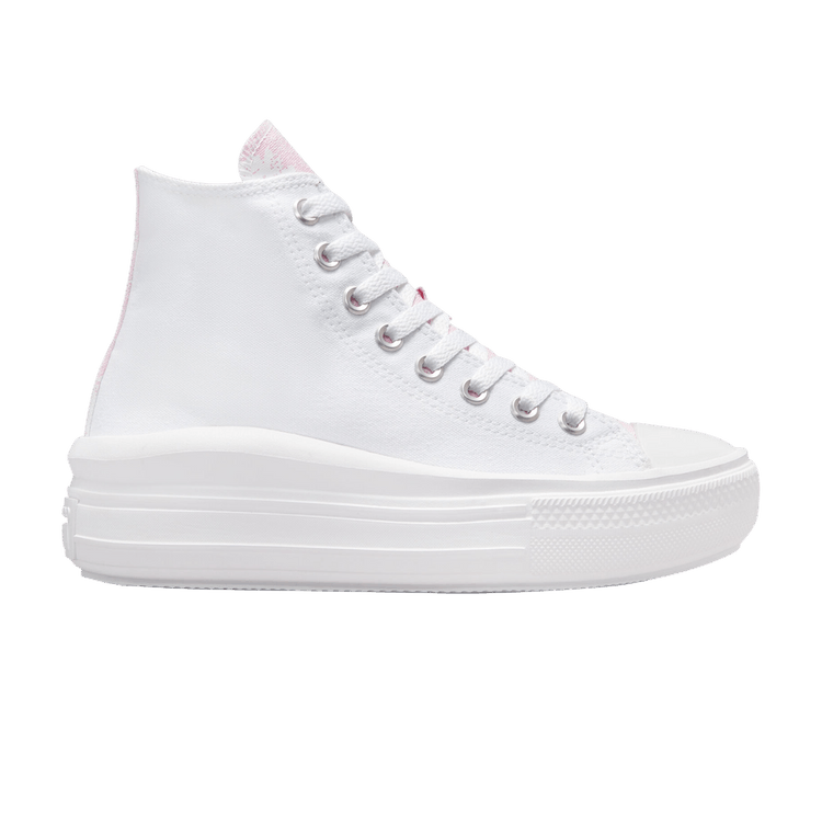Converse Wmns Chuck Taylor All Star Move High 'Hybrid Floral - White Pink Foam'