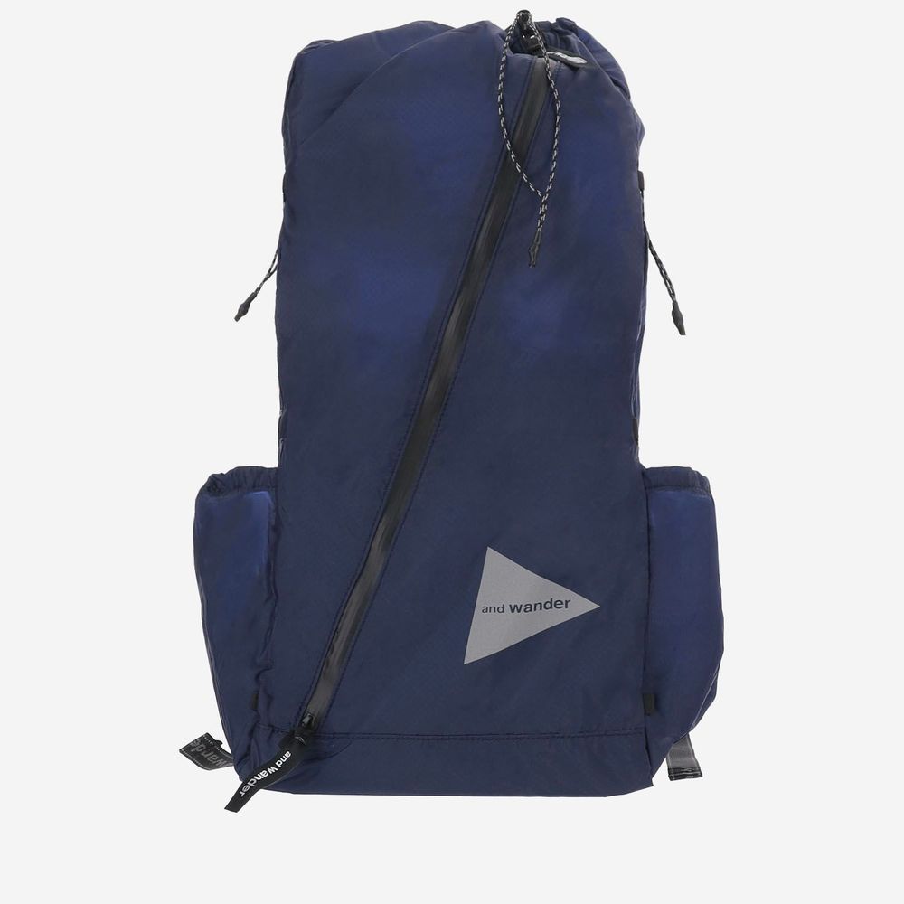 And Wander Logo Drawstring Backpack