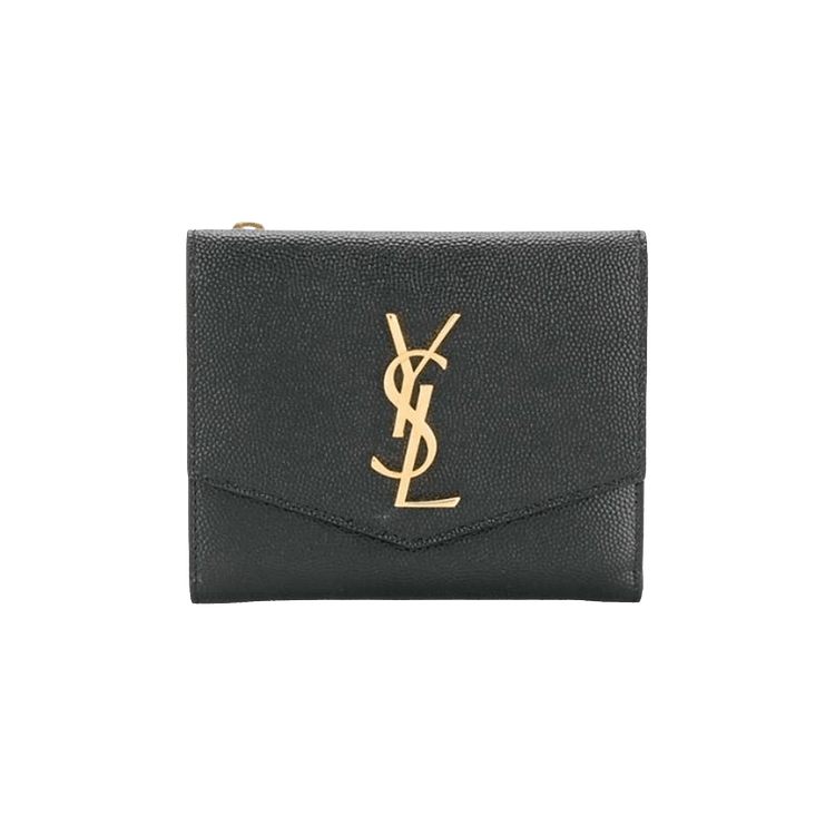 Saint Laurent Compact Uptown Wallet 'Black'