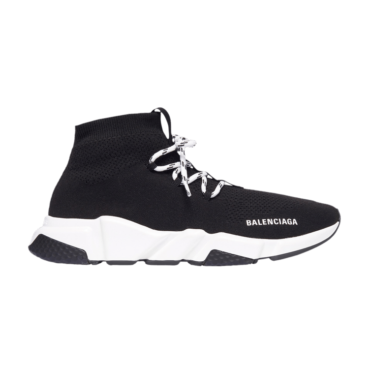 Balenciaga Speed Trainer Lace-Up 'Black White'