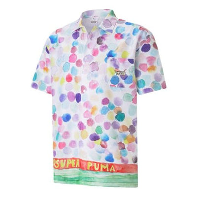 PUMA x KidSuper Studios All Over Print T-Shirt 'White Red Blue'
