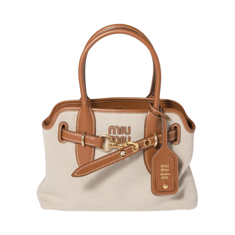 Miu Miu Aventura Shoulder Bag 'Naturale/Brand'