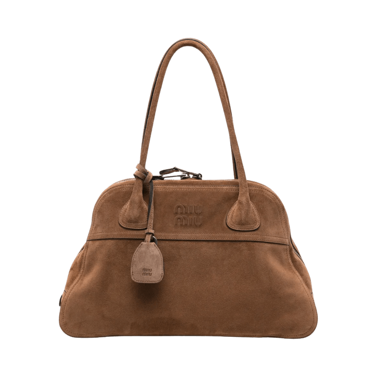 Miu Miu Camoscio Bauletto Bag 'Cacao'
