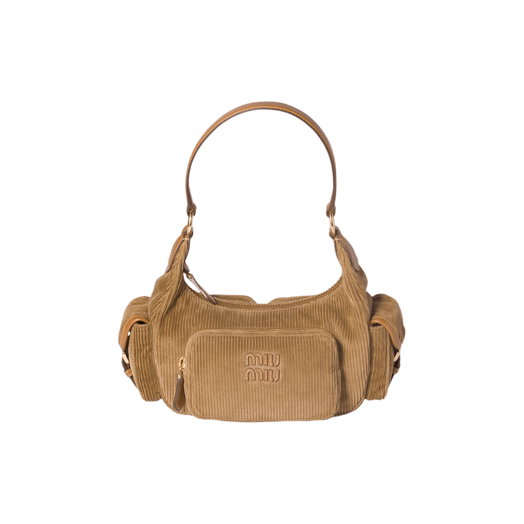 Miu Miu Corduroy Pocket Bag 'Cinnamon'