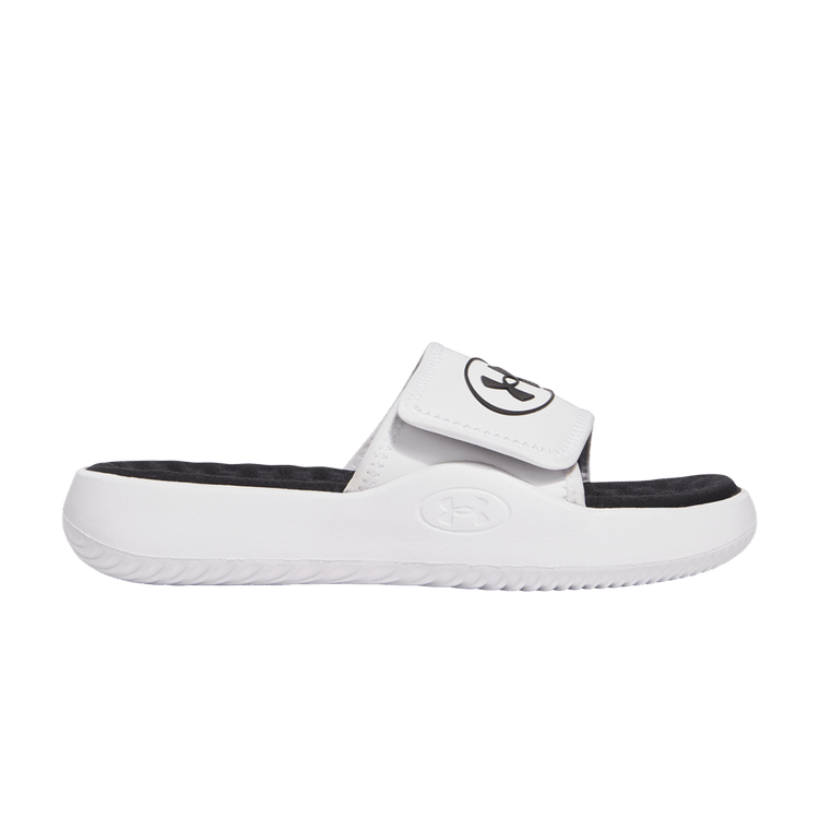 Under Armour Ignite Pro 8 Slide GS 'White Black'