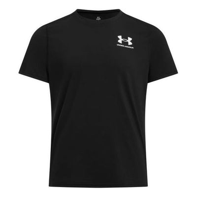 Under Armour HeatGear Fitted T-Shirt 'Black White'
