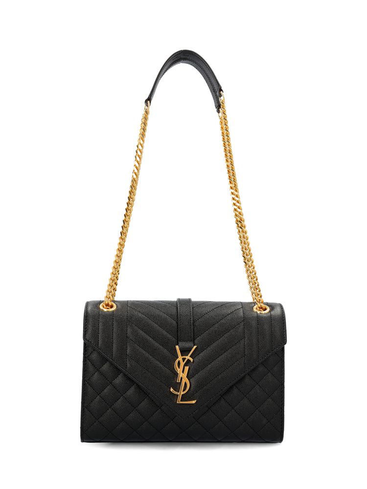 Saint Laurent Matelassé Envelope Medium Shoulder Bag