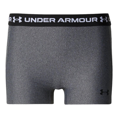 (WMNS) Under Armour HeatGear Shorty 3" Shorts Asia Sizing 'Charcoal Light Heather Black'