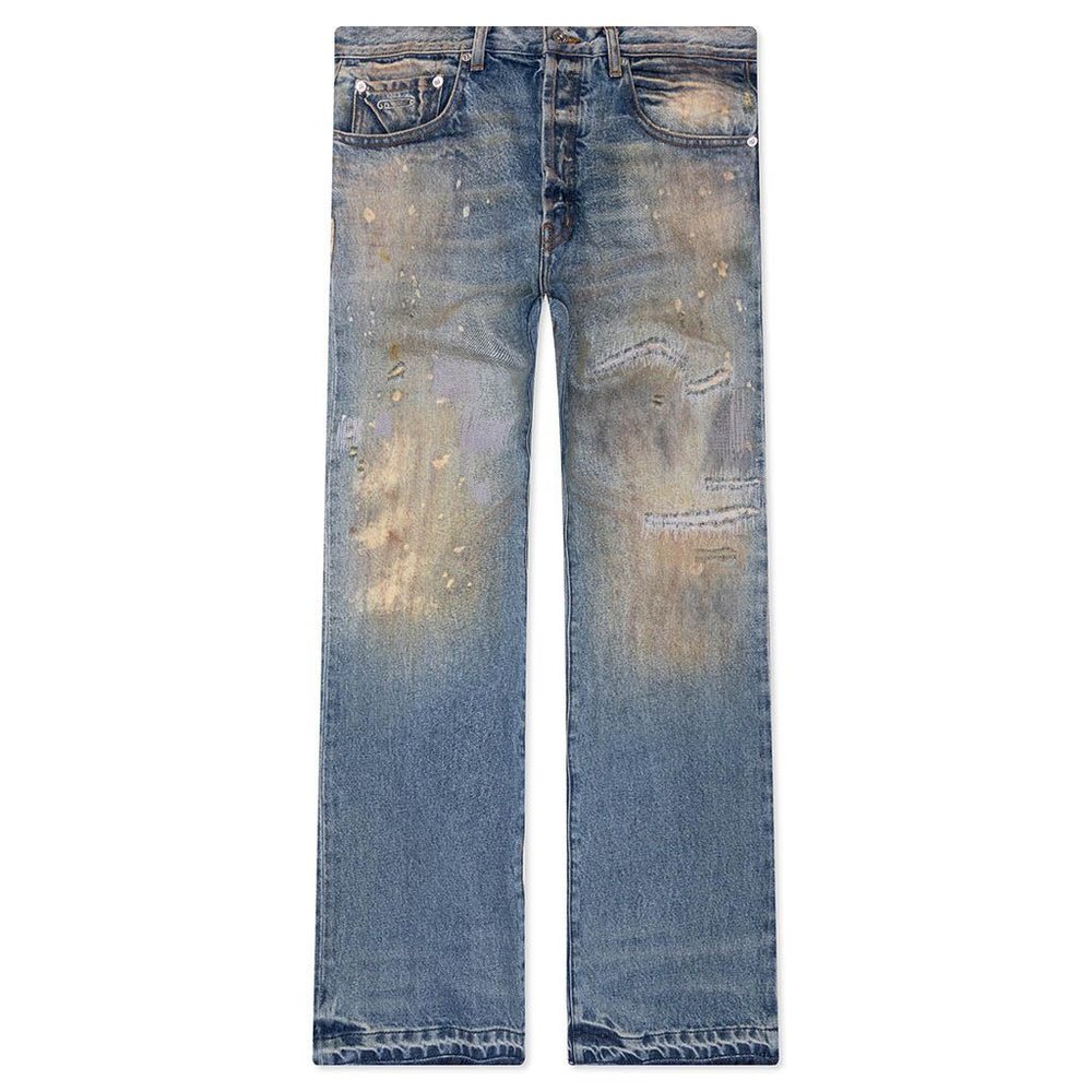 Gallery Dept. Greased 6046 Straight-Leg Jeans