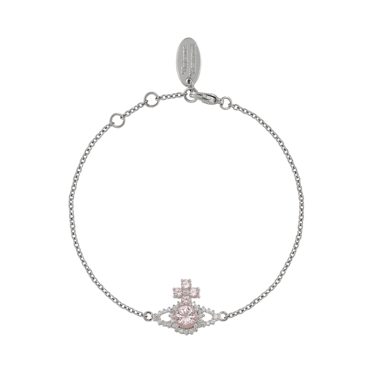 Vivienne Westwood Valentina Orb Bracelet 'Platinum/Pink/White'