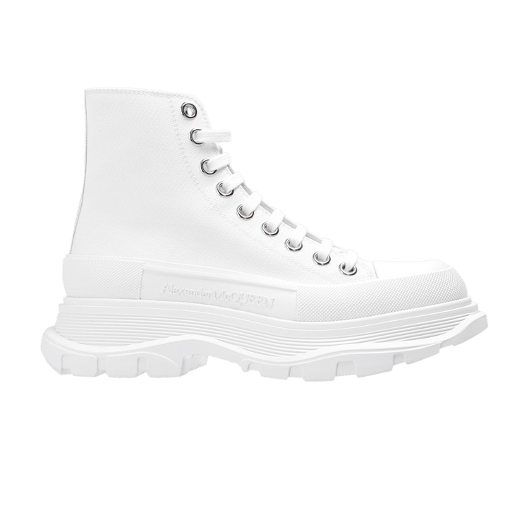 Alexander McQueen Wmns Tread Slick Boots 'White'