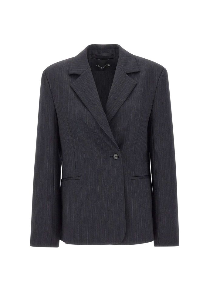 Herskind Janet Pinstripe Oversized Blazer