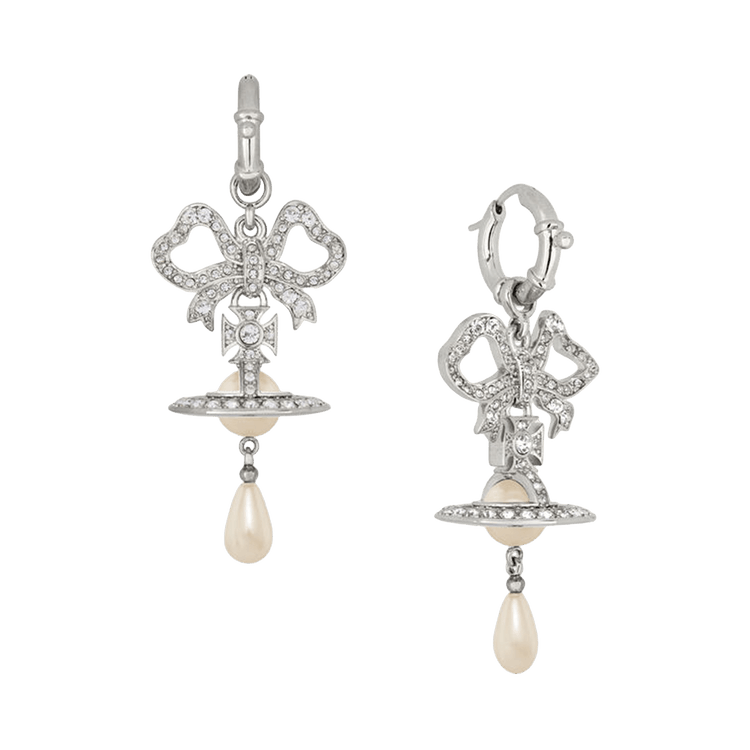 Vivienne Westwood Rigoberta Earrings 'Crystal/Creamrose Pearl'