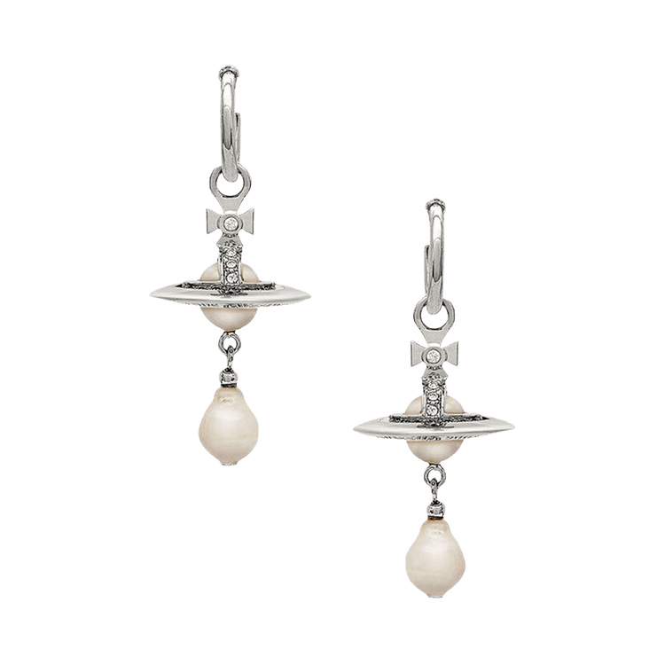 Vivienne Westwood Aleksa Earrings 'Pearl/Crystal'
