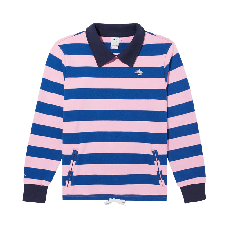 Puma x Noah Stripe Crew 'Blue/Pink'