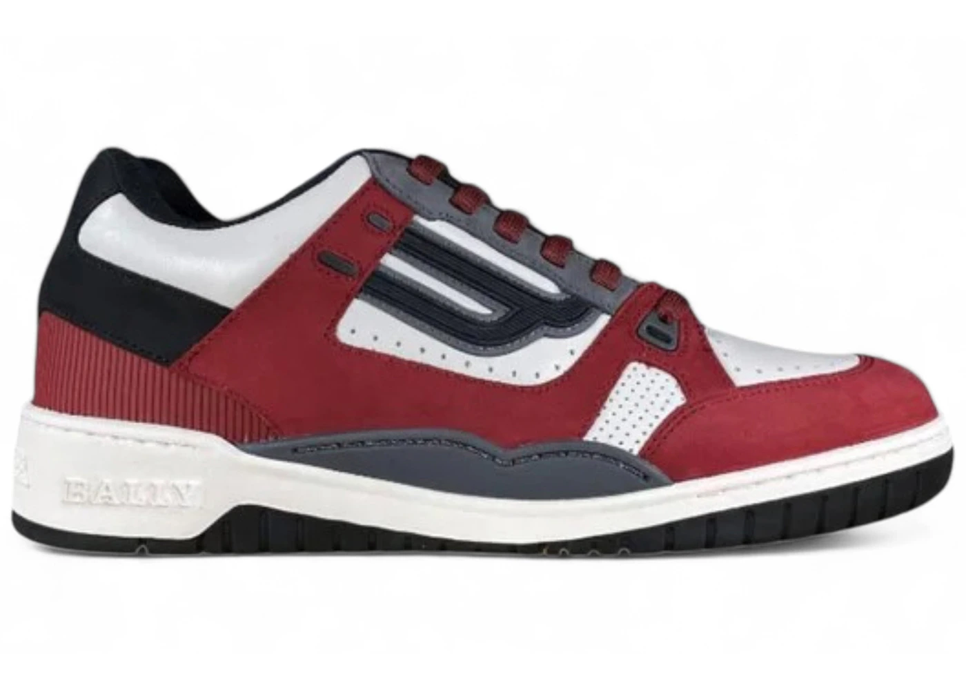 Bally Kuba Sneaker White Red Black