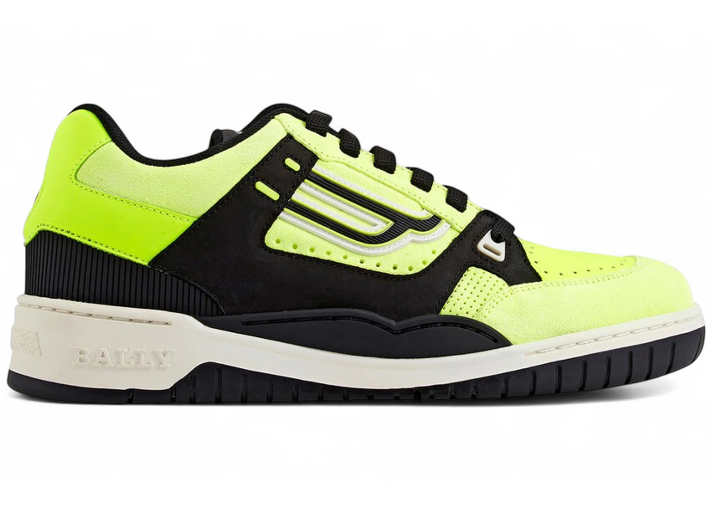 Bally Kuba Sneaker Neon Yellow Black