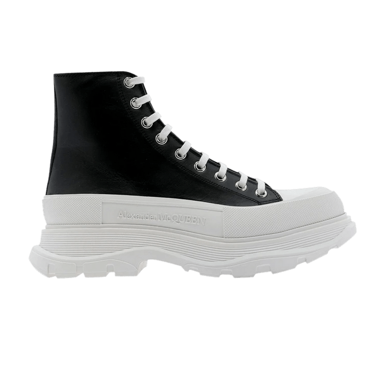 Alexander McQueen Tread Slick Boots 'Black White'
