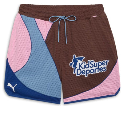 PUMA Hoops x KidSuper Shorts 'Chestnut Brown'