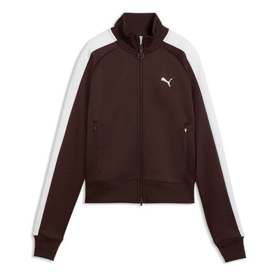 (WMNS) PUMA T7 Short Track Jacket 'Chocolate Fondue'