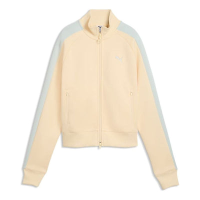(WMNS) PUMA T7 Short Track Jacket 'Buttercream Creme De Mint'