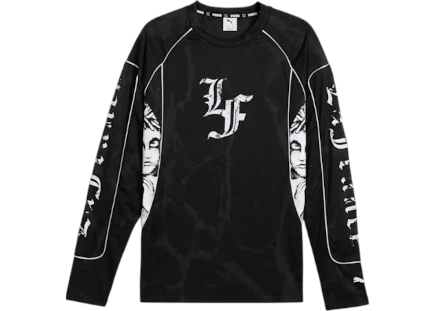 Puma Lamelo Ball LaFrance Written in Chrome Jersey Black/Flat Medium Gray AOP