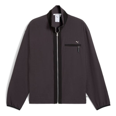 PUMA MMQ Waffle Jacket 'Flat Dark Gray'