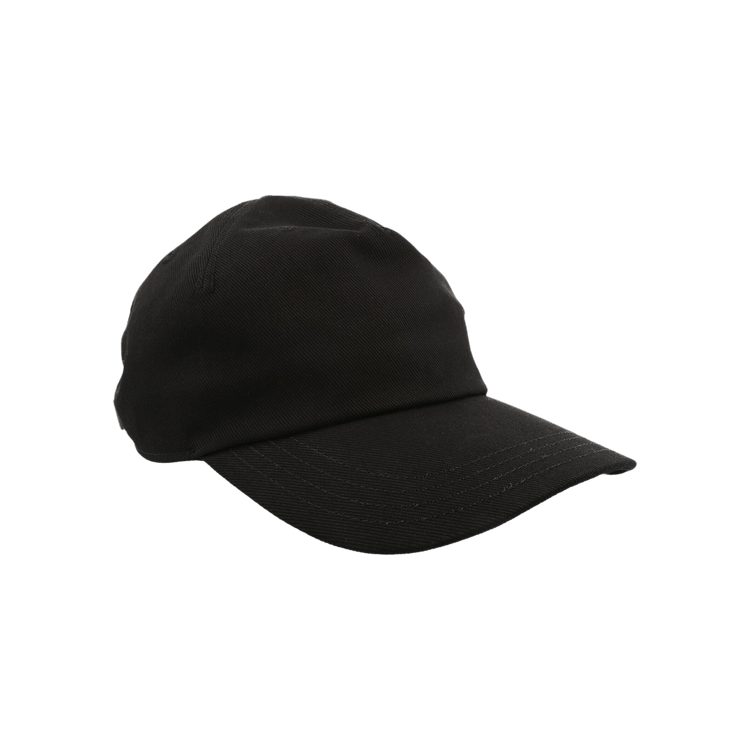 Alexander McQueen Oversized Embroidered Baseball Cap 'Black Ivory'