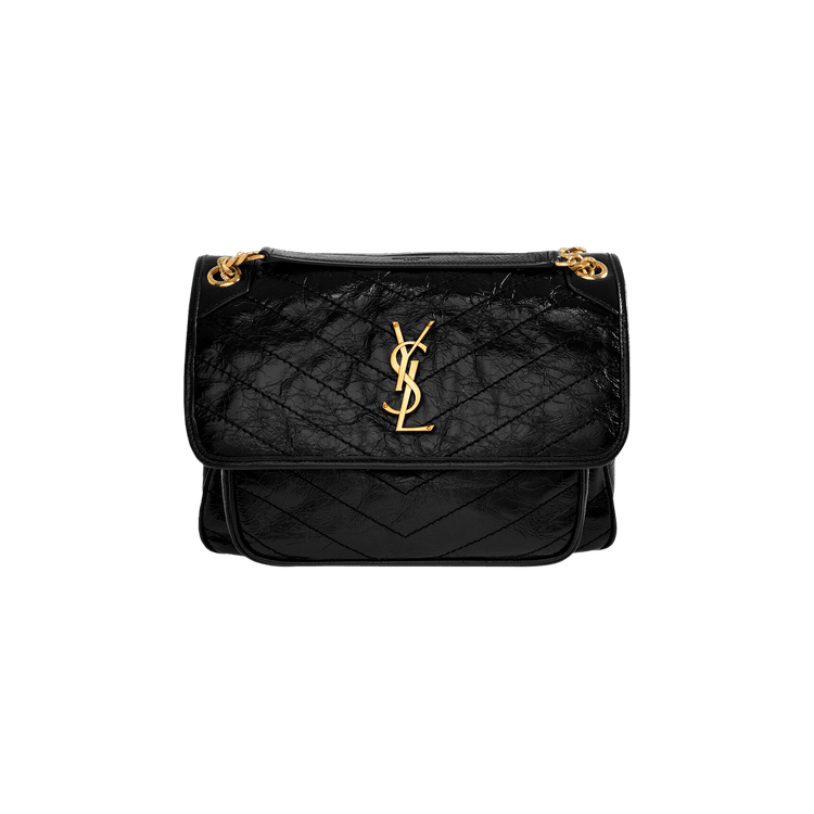 Saint Laurent Niki Medium Vintage Leather 'Nero'