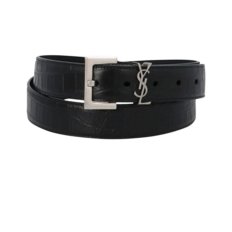 Saint Laurent Monogram Belt 'Black'