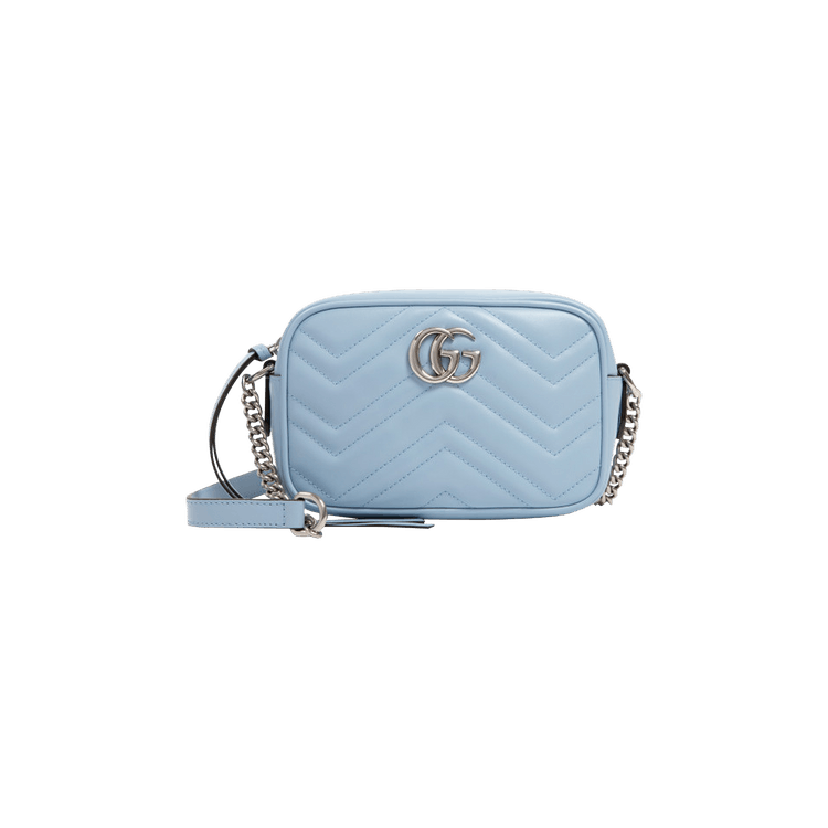 Gucci GG Marmont Matelassé Mini Bag 'Pastel Blue'