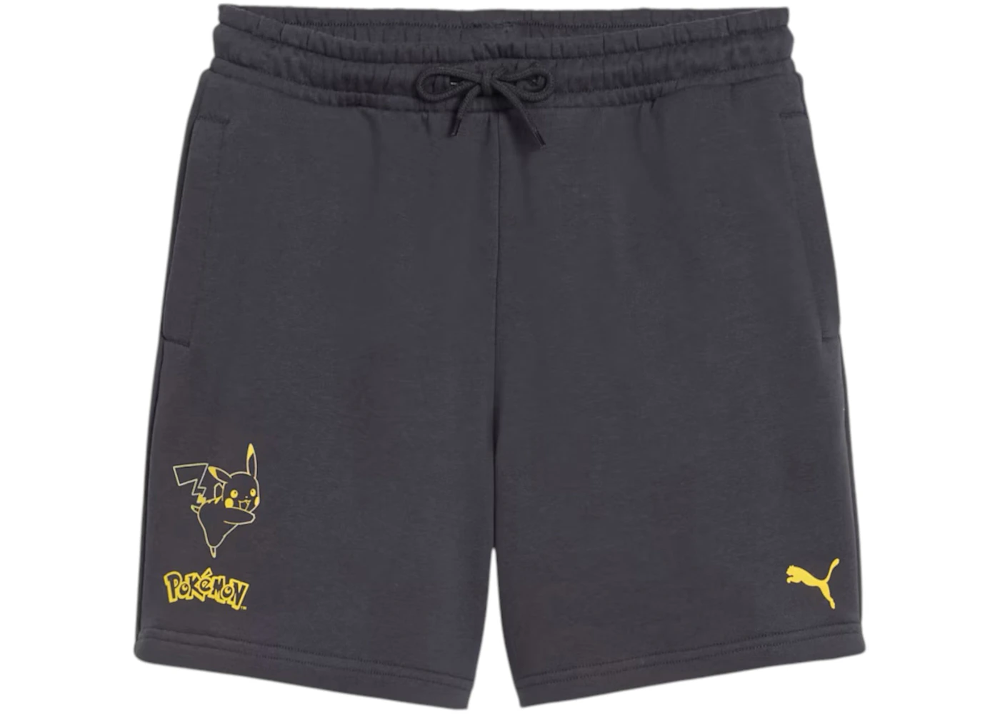 Puma x Pokemon Kids Relaxed Shorts Strong Gray