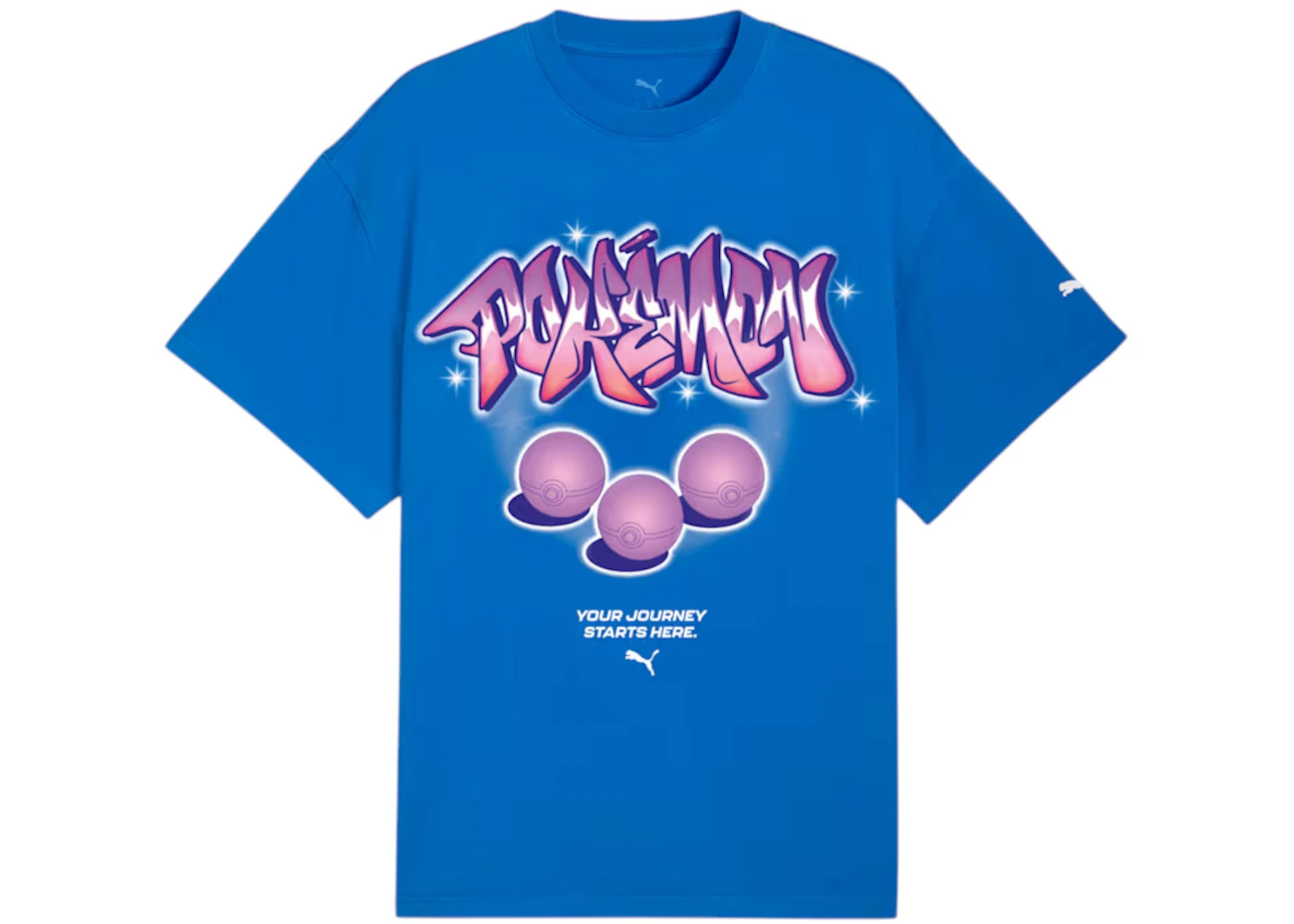 Puma x Pokemon Oversized Tee Puma Team Royal
