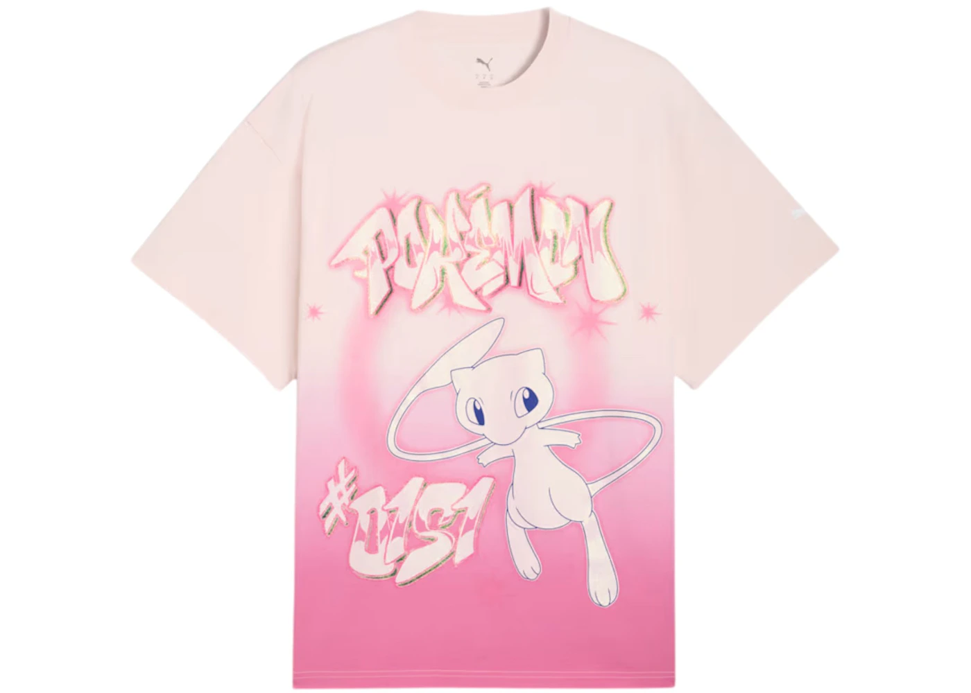 Puma x Pokemon Oversized Tee Jasmine Flower/Posie Pink
