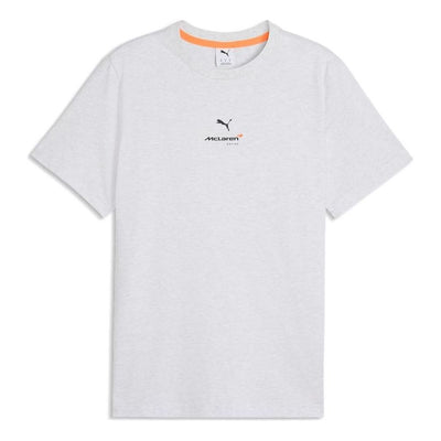 PUMA x McLAREN RACING Logo T-Shirt 'White Glow Heather'