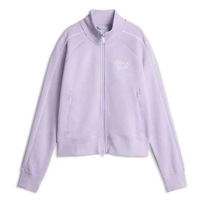 (WMNS) PUMA NYC T7 Track Jacket 'Light Lavender'