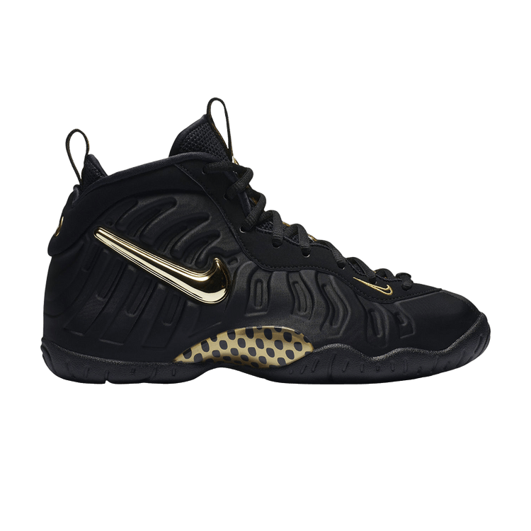 Nike Air Foamposite Pro GS 'Black Metallic Gold'