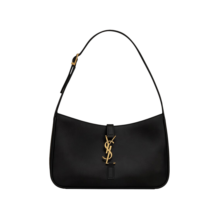 Saint Laurent Le 5 À 7 Hobo Bag In Smooth Leather 'Nero'