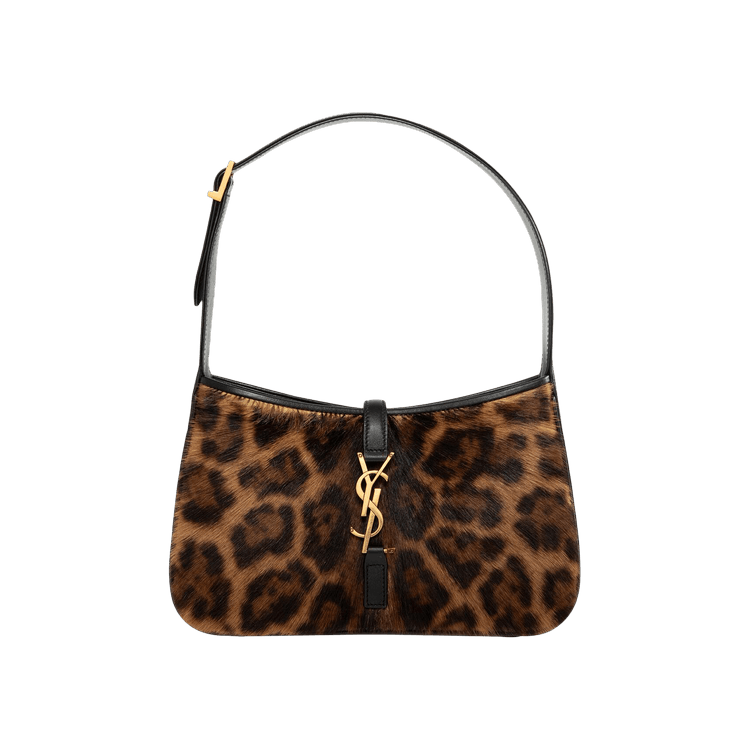 Saint Laurent Le 5 À 7 Pony Hair Bag 'Manto Naturale/Nero'