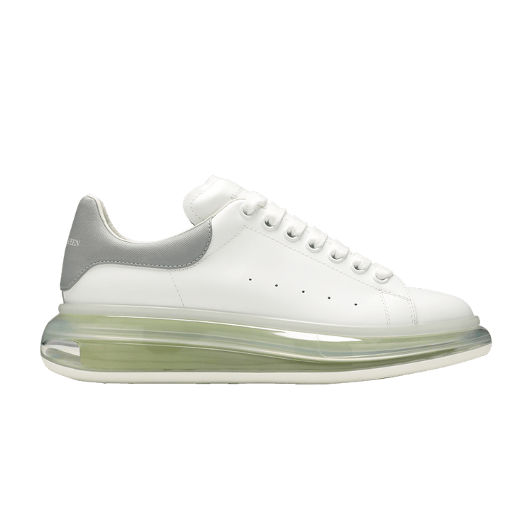 Alexander McQueen Oversized Sneaker 'Transparent Sole - White Gunmetal'