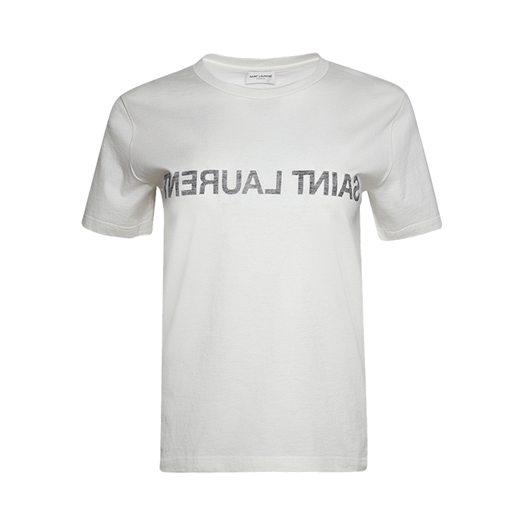 Saint Laurent T-Shirt Col Rond (Vo 'White'
