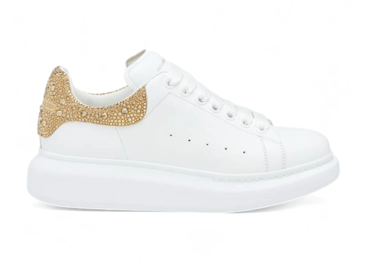 Alexander McQueen Oversized White Gold