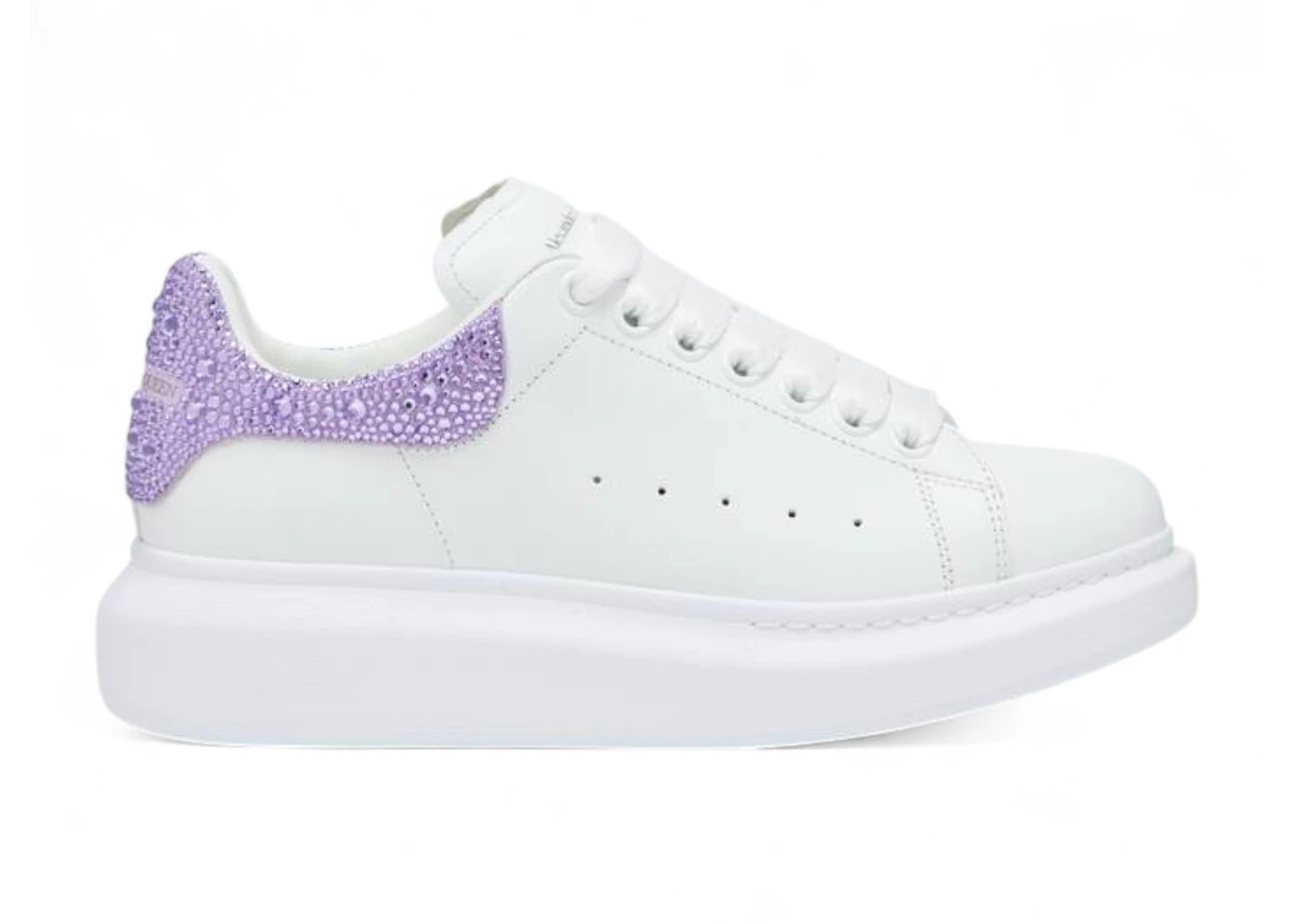 Alexander McQueen Oversized White Lilla Crystal (Women's)