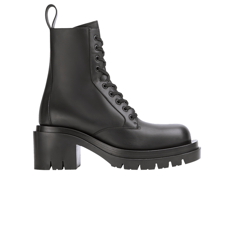 Bottega Veneta Wmns Lug Lace-Up Boot 'Black'
