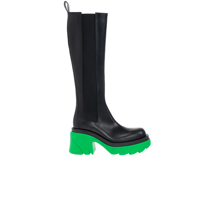 Bottega Veneta Wmns Flash Knee High Boot 'Black Grass'