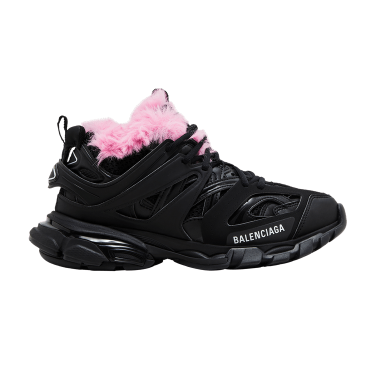 Balenciaga Wmns Track Sneaker 'Fake Fur - Black Pink'